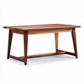 Wooden dining table 150 x 75 x 75cm with modern design and sturdy frame